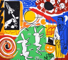 Kim MacConnel Poetry Project Screenprint