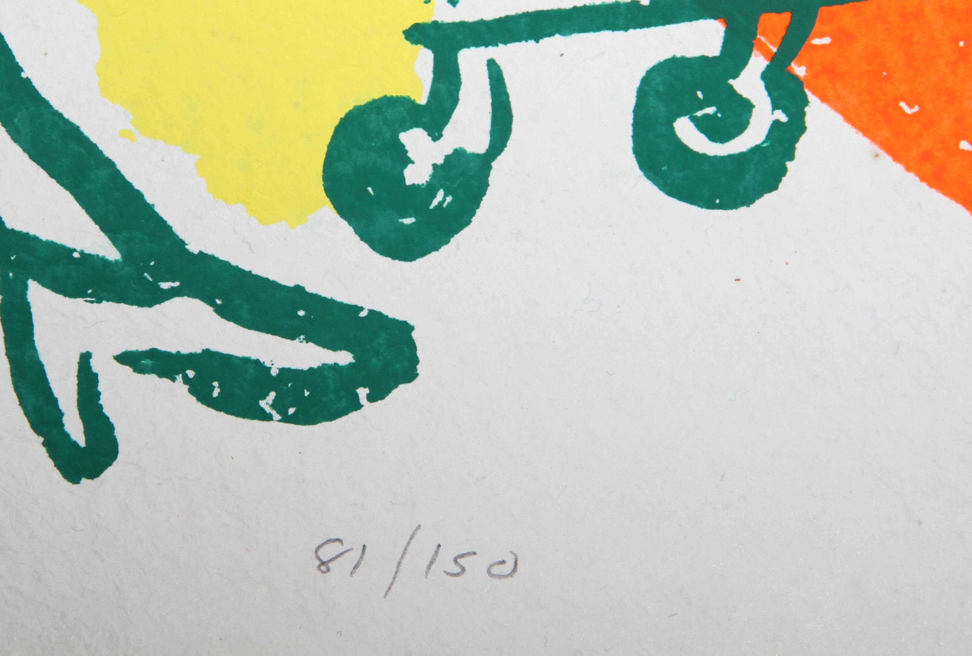 „“Paris Review“, Seidencreen von Kim MacConnel im Angebot 3