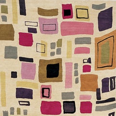 Kim Parker Modern Pattern Wool “Manhattan” Indian Rug