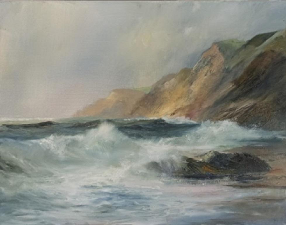 Kim Pragnell, Cold and Bright, Original landscape and seascape painting