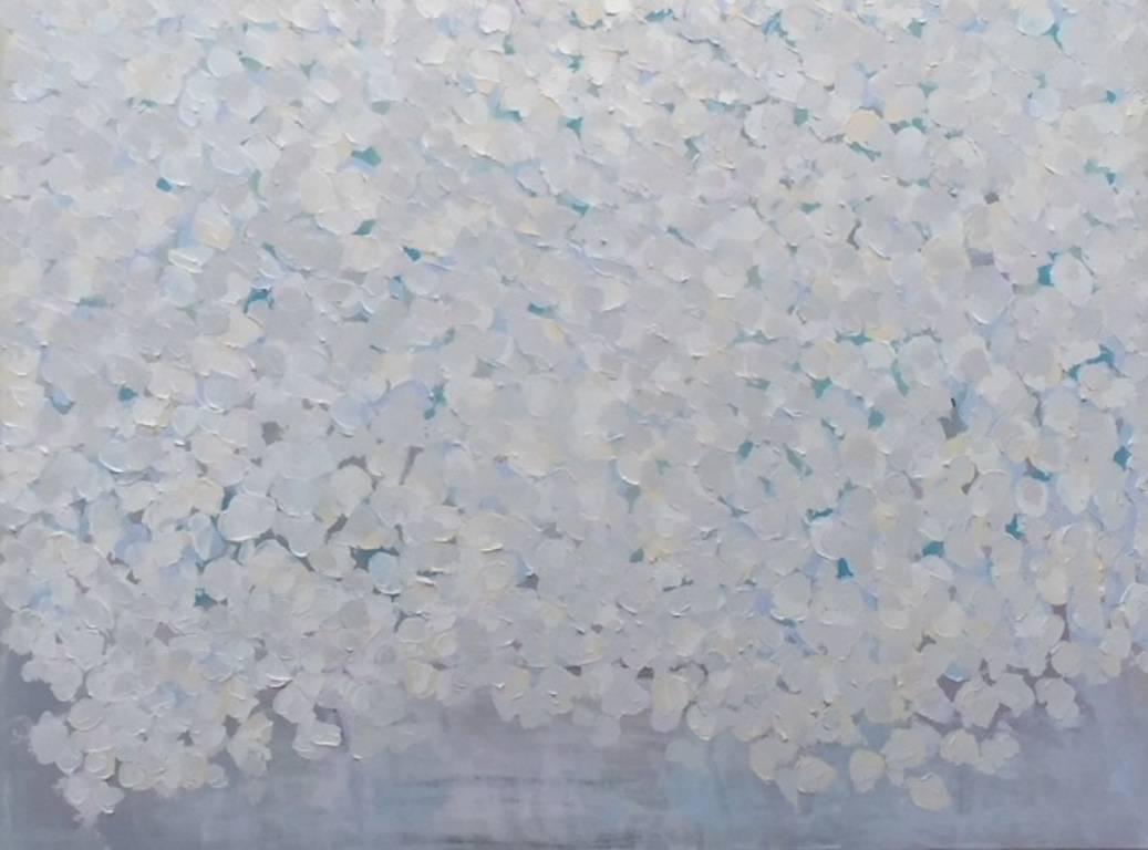 Kim Romero Abstract Painting - Fresh Hydrangea