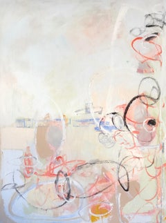 On The Boardwalk, 2019, Abstract Painting, Acrylic on Canvas, Signed