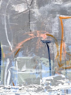 Watercolors, Abstract Painting, Acrylic on Canvas, Signed