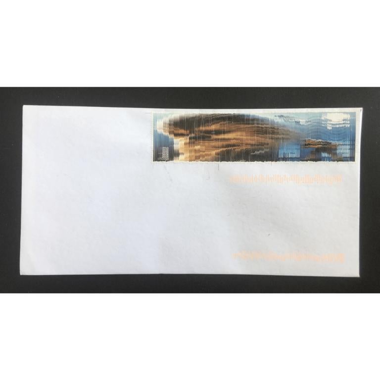 Chewbacca, Stamps on Envelope, 2019 - Mixed Media Art by Kim Rugg