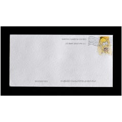 Homer Rain, Stamps on Envelope, 2007