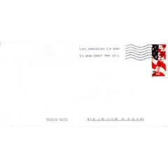 Long Stars, Reconfigured Postage Stamp and Envelope, 2006