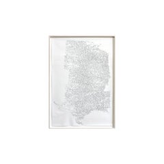 Medio Oeste, tinta sobre papel impreso, 2014