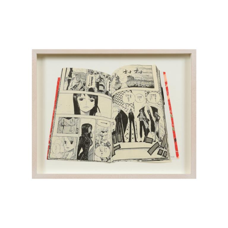 One Piece, Reconfigured Comic Book, 2007 - Mixed Media Art by Kim Rugg