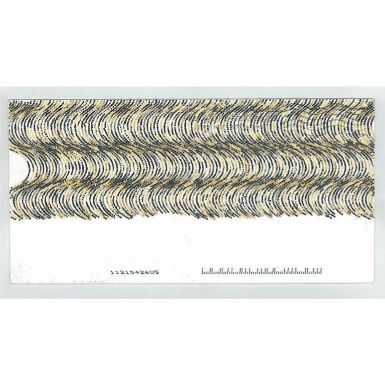 Sunset Wave, Reconfigured Postage Stamp and Envelope, 2011 - Mixed Media Art by Kim Rugg