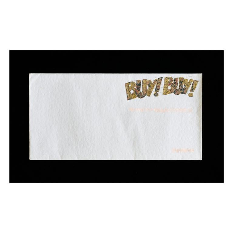 Christmas Message - Golden Madonna 3, Stamps on Envelope, 2007