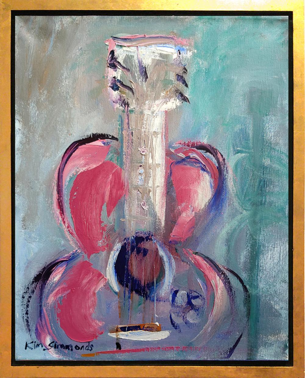 Abstract Painting Kim Simmonds - A.I.C. C majeur    Encadré 22x18"