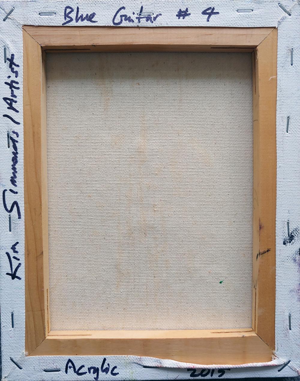 Nous avons le plaisir de proposer à la vente cette petite peinture acrylique sur toile signée par le maître de la guitare et artiste Kim Simmonds. Il s'agit de l'une des rares peintures signées encore disponibles. Comme vous le savez probablement,