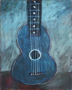 "Untitled Picasso Guitar"   Acrylic on Canvas 20x16