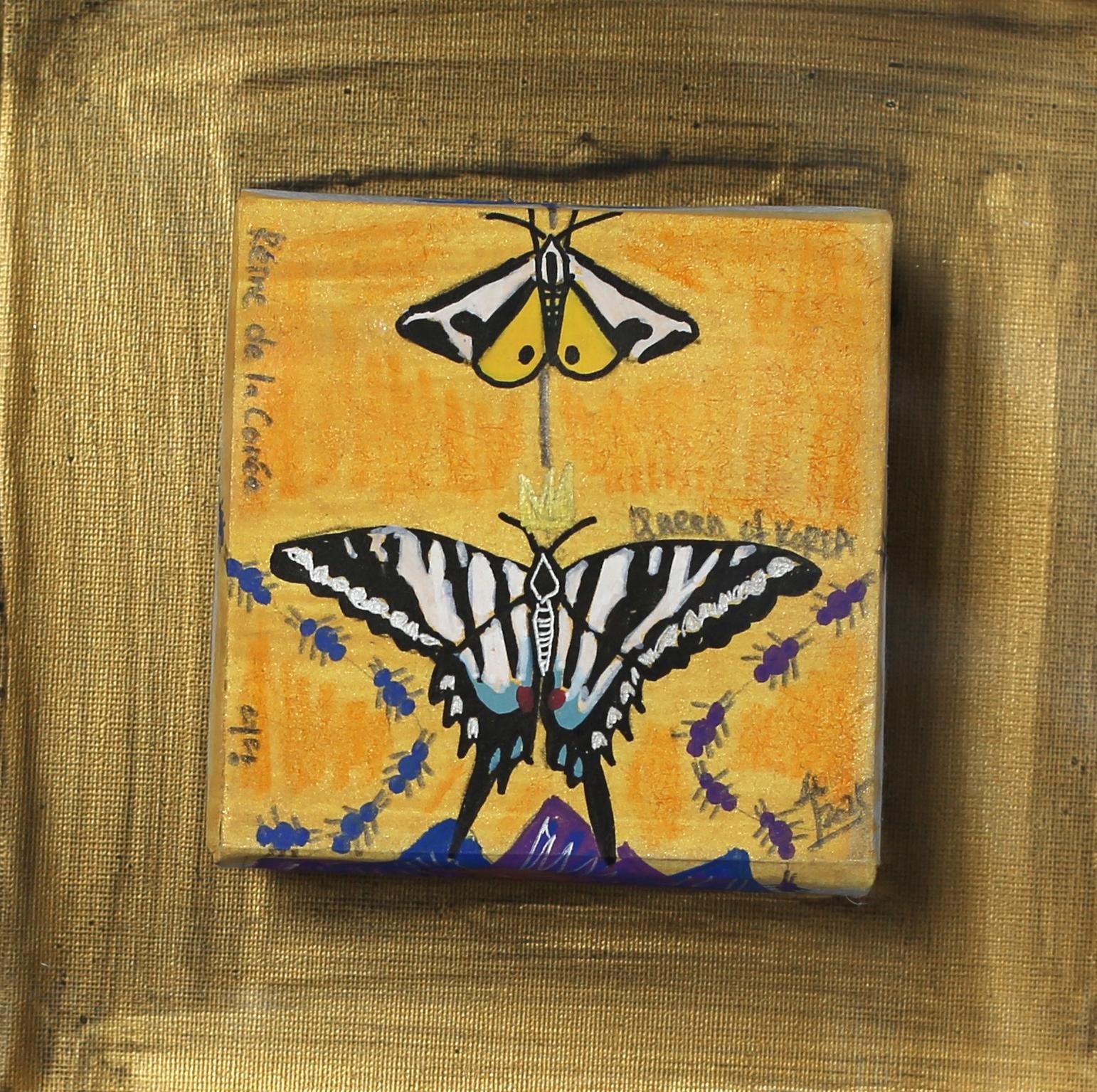 Zeitgenössische koreanische Kunst von Kim Soo Young - Schmetterlingskönigin 2 im Angebot 1