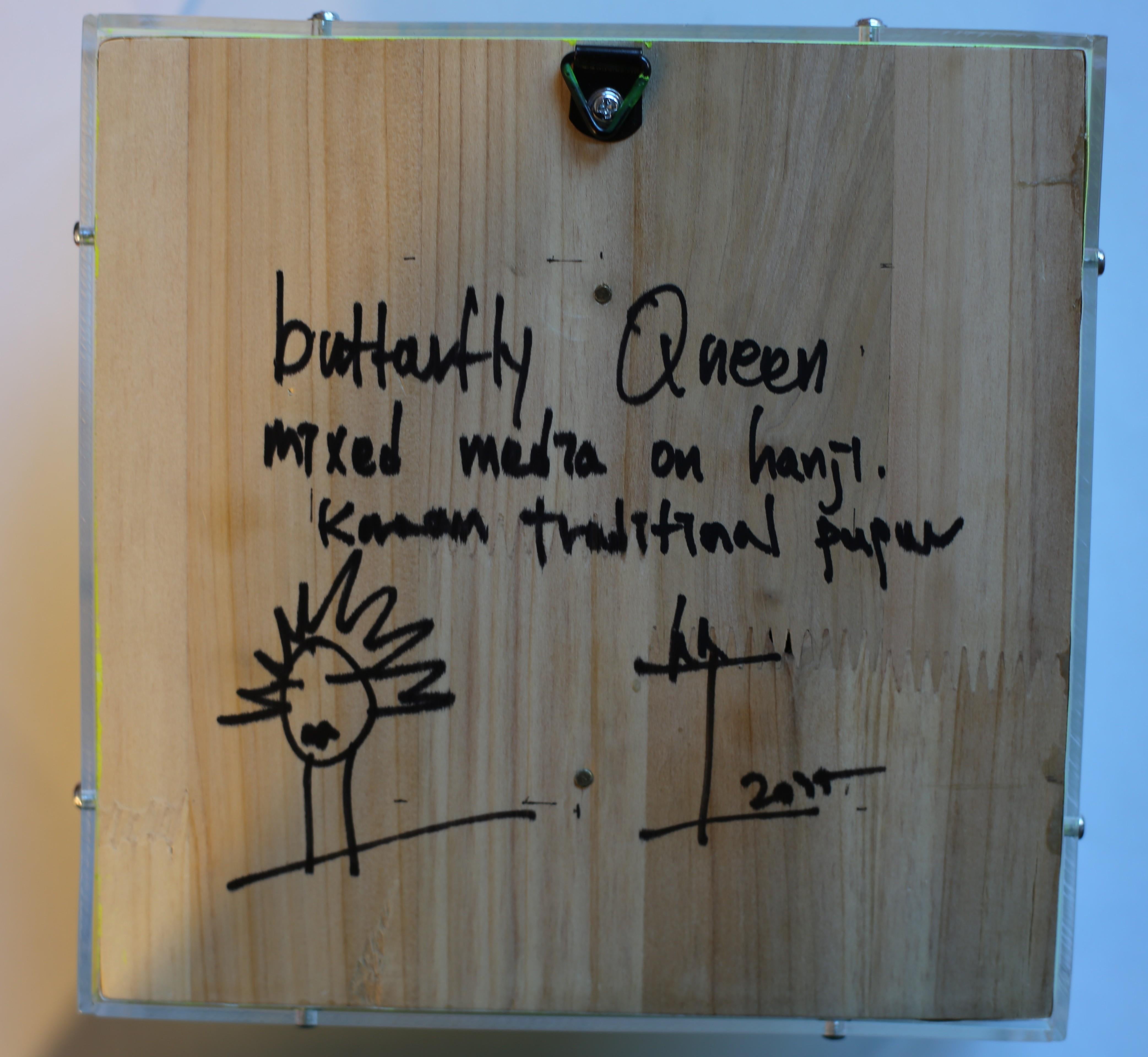 Zeitgenössische koreanische Kunst von Kim Soo Young - Schmetterlingskönigin 3 im Angebot 3