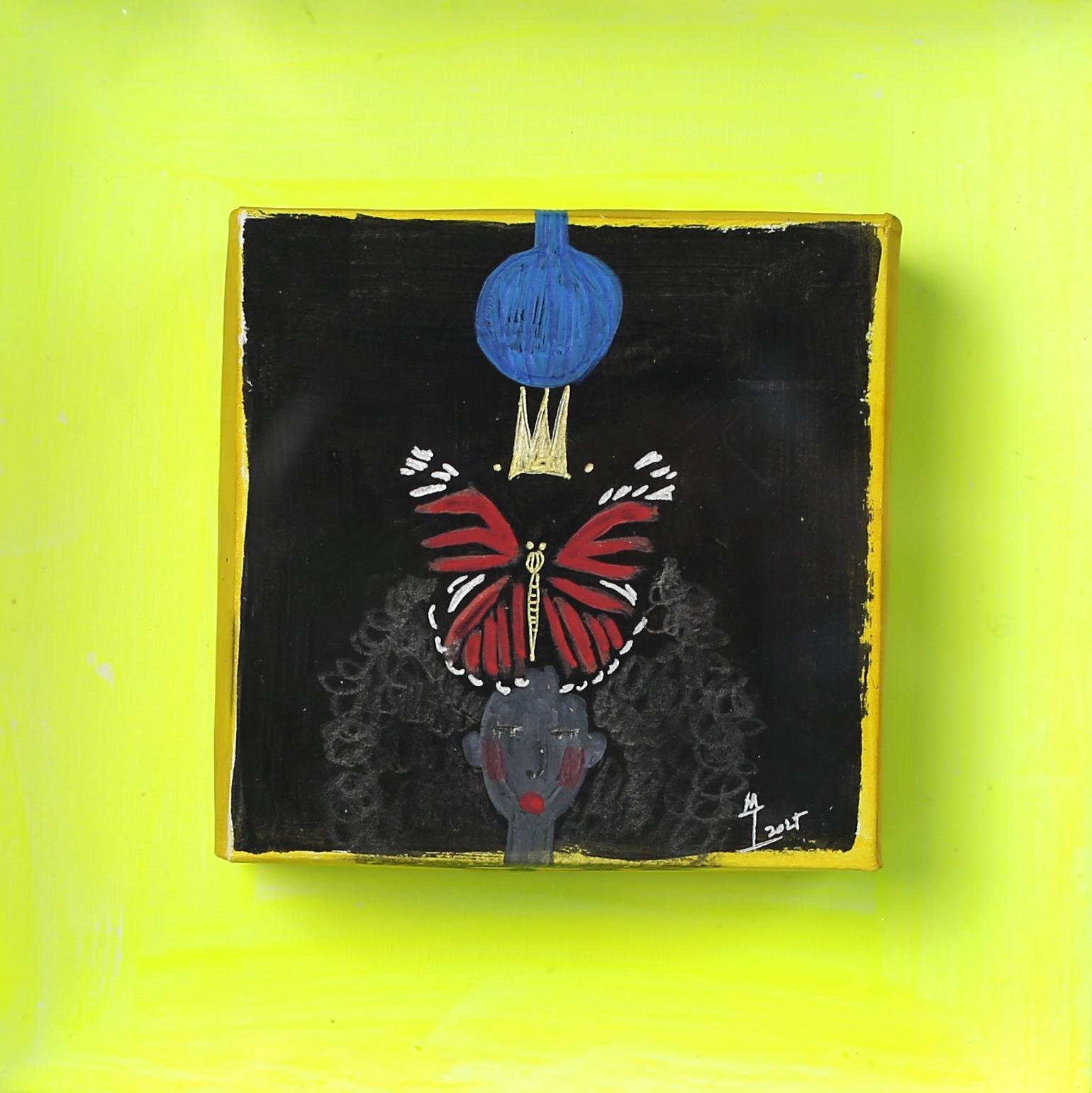 Zeitgenössische koreanische Kunst von Kim Soo Young - Schmetterlingskönigin 3 im Angebot 1