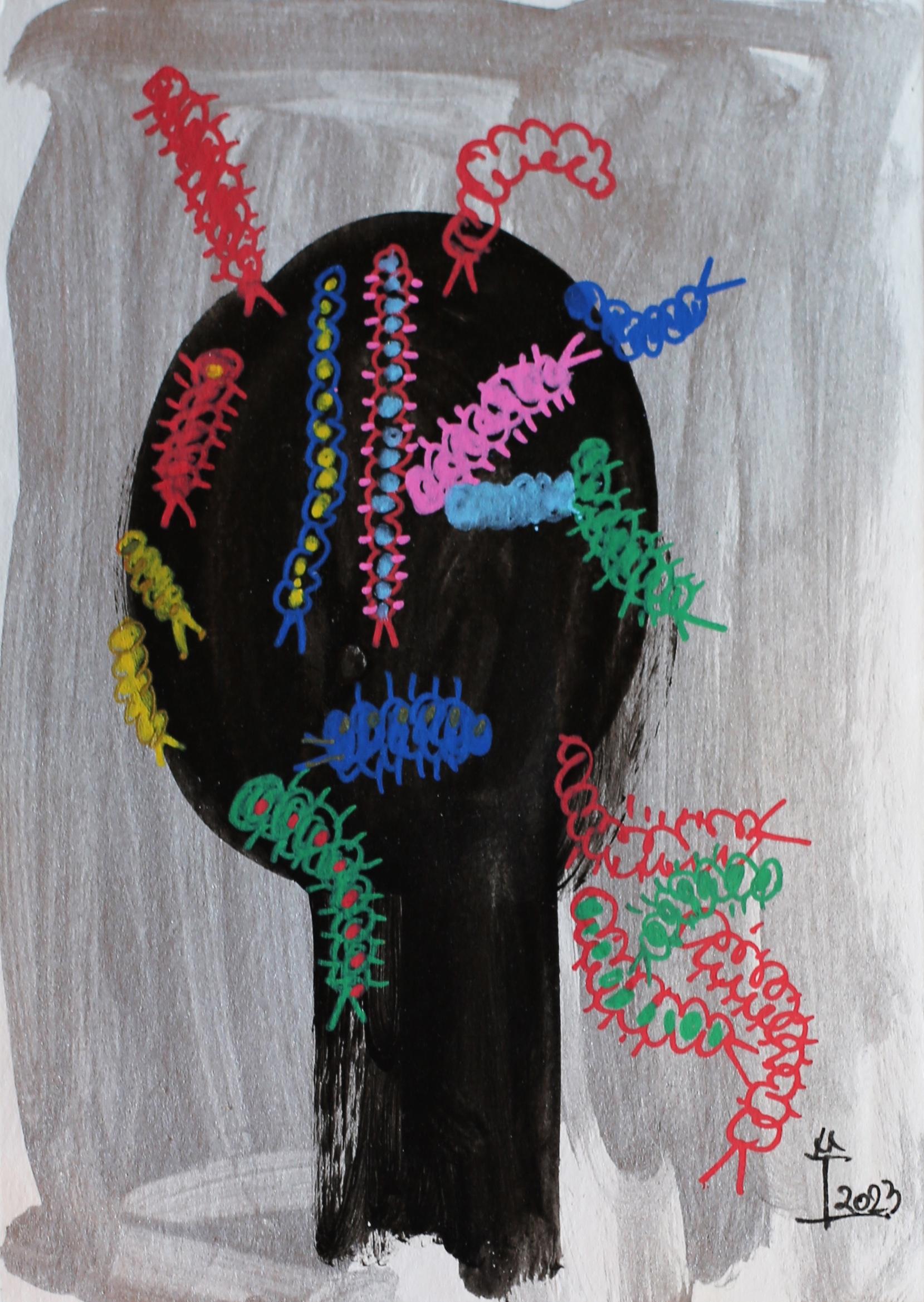 Disegno a mano con matite, Posca e acrilico su carta,
Telaio opzionale su semplice richiesta.

Kim Soo Young è un artista coreano nato nel 1978 che vive e lavora a Seul, in Corea del Sud. Grazie a oltre due decenni di profonda immersione nelle