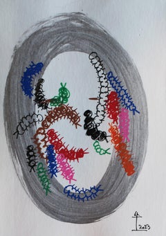 L'arte contemporanea coreana di Kim Soo Young -  Volto di donna con insetti