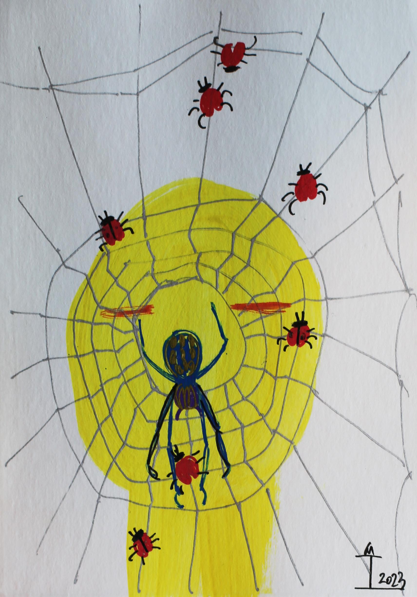 Disegno a mano con matite, posca e acrilico su carta,
Telaio opzionale su semplice richiesta.

Kim Soo Young è un artista coreano nato nel 1978 che vive e lavora a Seul, in Corea del Sud. Grazie a oltre due decenni di profonda immersione nelle