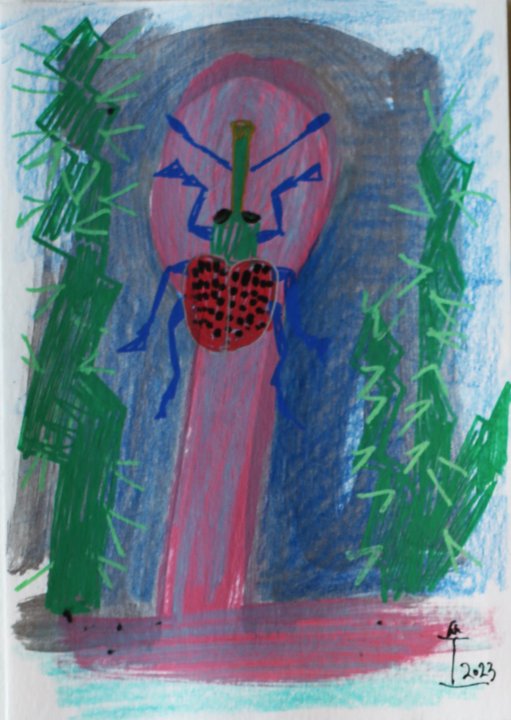 Disegno a mano con matite, posca e acrilico su carta,
Telaio opzionale su semplice richiesta.

Kim Soo Young è un artista coreano nato nel 1978 che vive e lavora a Seul, in Corea del Sud. Grazie a oltre due decenni di profonda immersione nelle