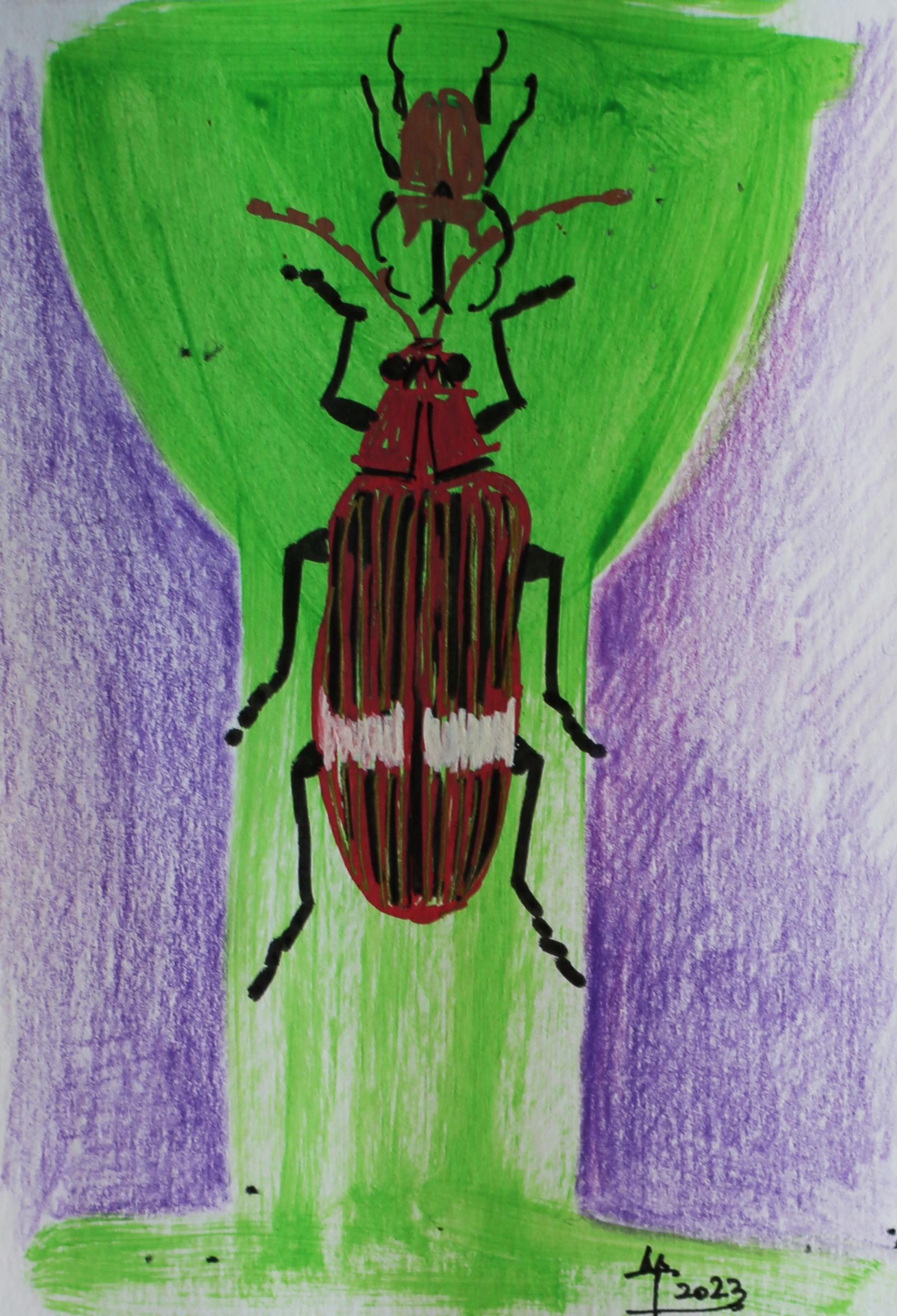 Disegno a mano con matite, posca e acrilico su carta,
Telaio opzionale su semplice richiesta.

Kim Soo Young è un artista coreano nato nel 1978 che vive e lavora a Seul, in Corea del Sud. Grazie a oltre due decenni di profonda immersione nelle