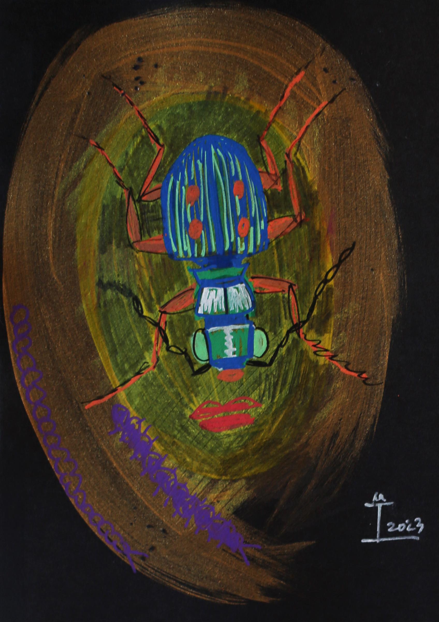 Disegno a mano con matite, posca e acrilico su carta,
Telaio opzionale su semplice richiesta.

Kim Soo Young è un artista coreano nato nel 1978 che vive e lavora a Seul, in Corea del Sud. Grazie a oltre due decenni di profonda immersione nelle