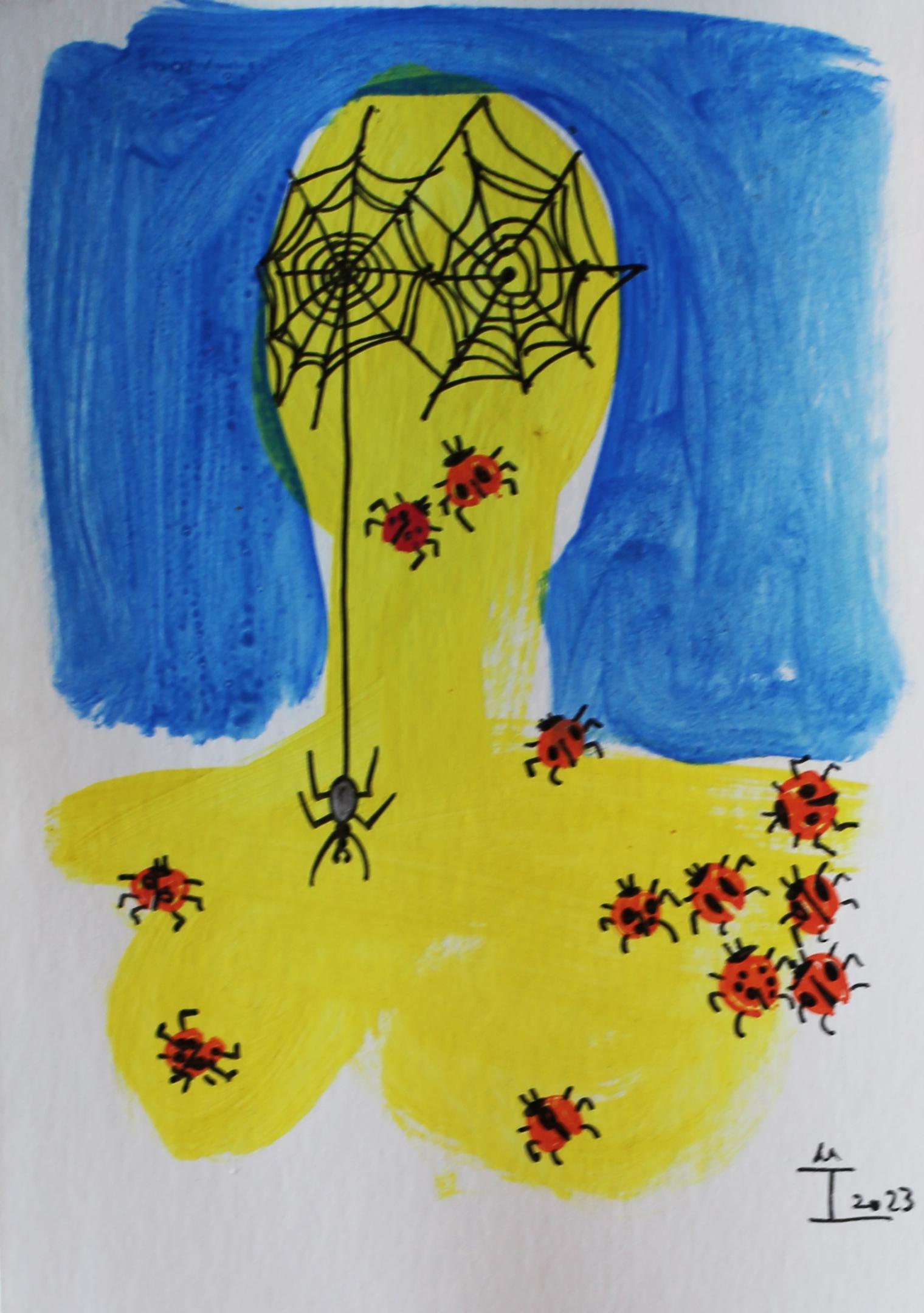 Disegno a mano con matite, posca e acrilico su carta,
Telaio opzionale su semplice richiesta.

Kim Soo Young è un artista coreano nato nel 1978 che vive e lavora a Seul, in Corea del Sud. Grazie a oltre due decenni di profonda immersione nelle