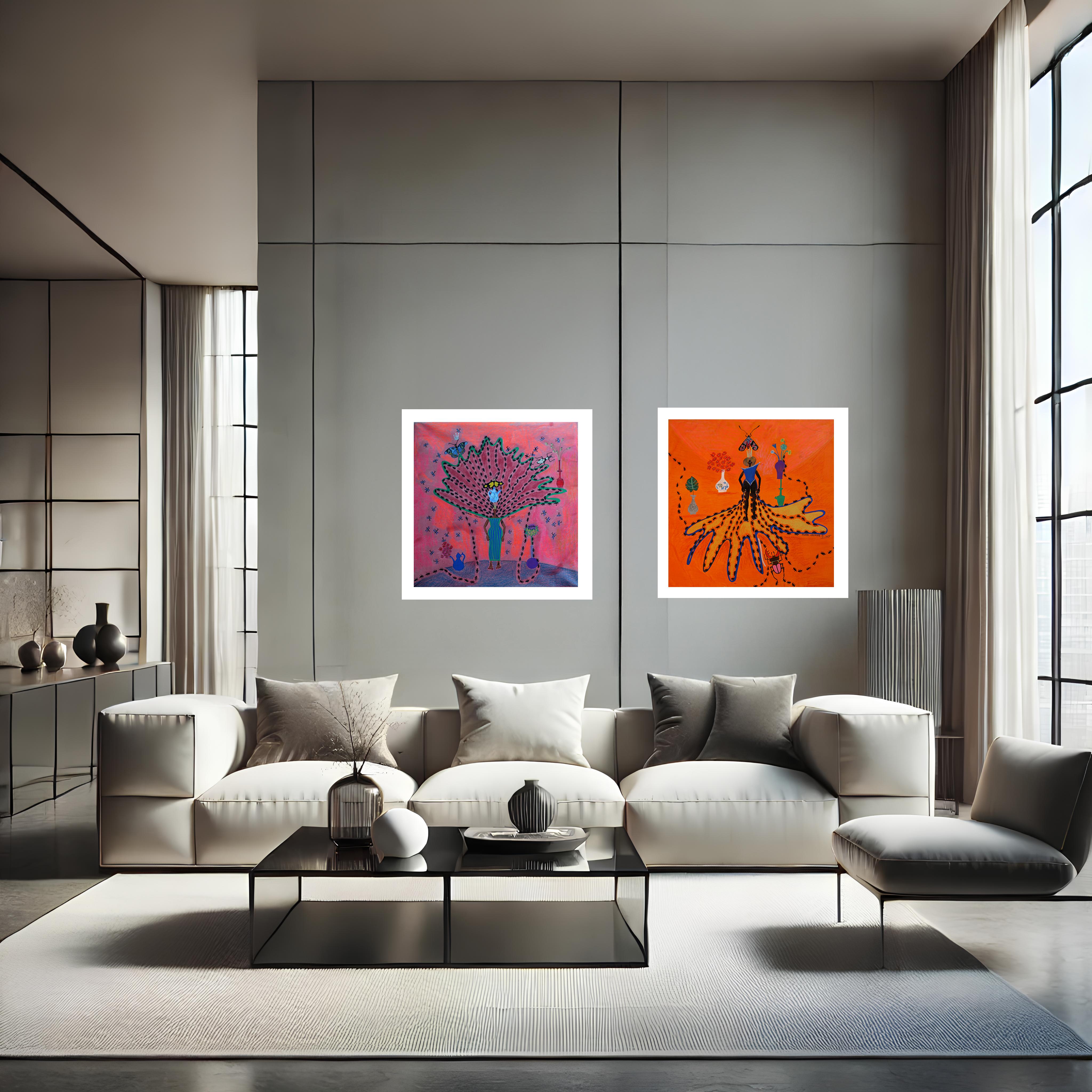 Art contemporain coréen par Kim Soo Young - Queen 1023 en vente 1