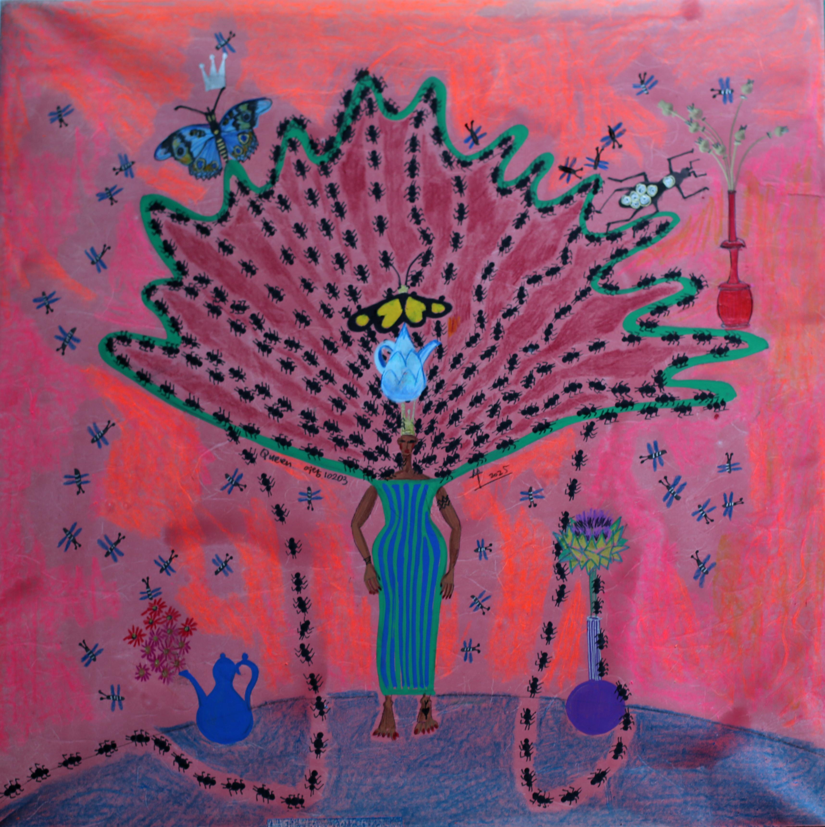 Art contemporain coréen par Kim Soo Young - Queen 1023