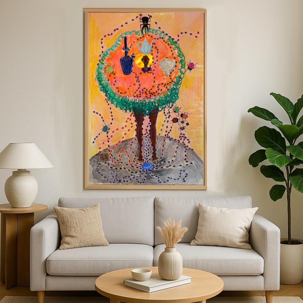 Arte coreano contemporáneo de Kim Soo Young - Reina 12 en venta 5