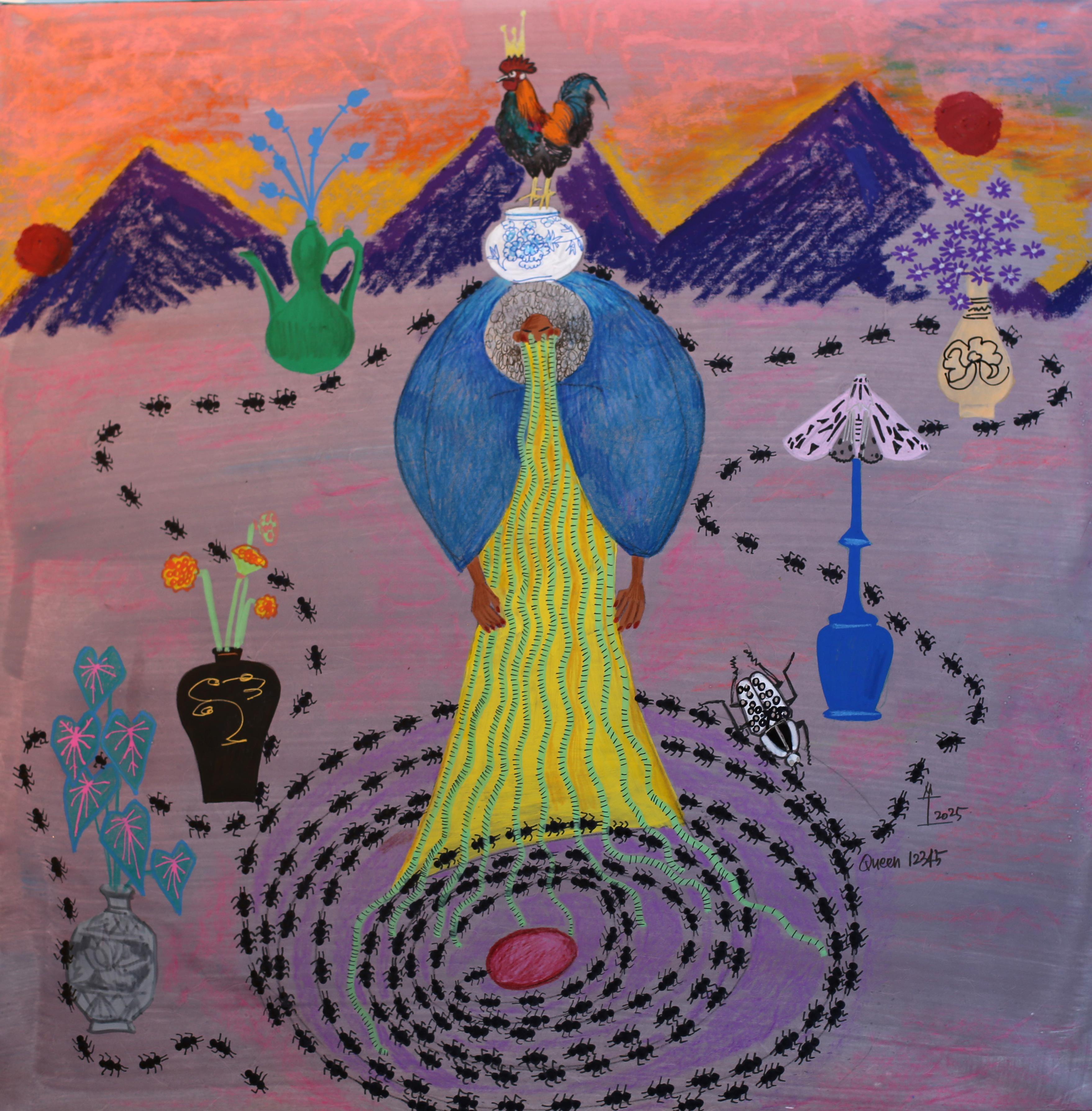Art contemporain coréen par Kim Soo Young - Queen 12345