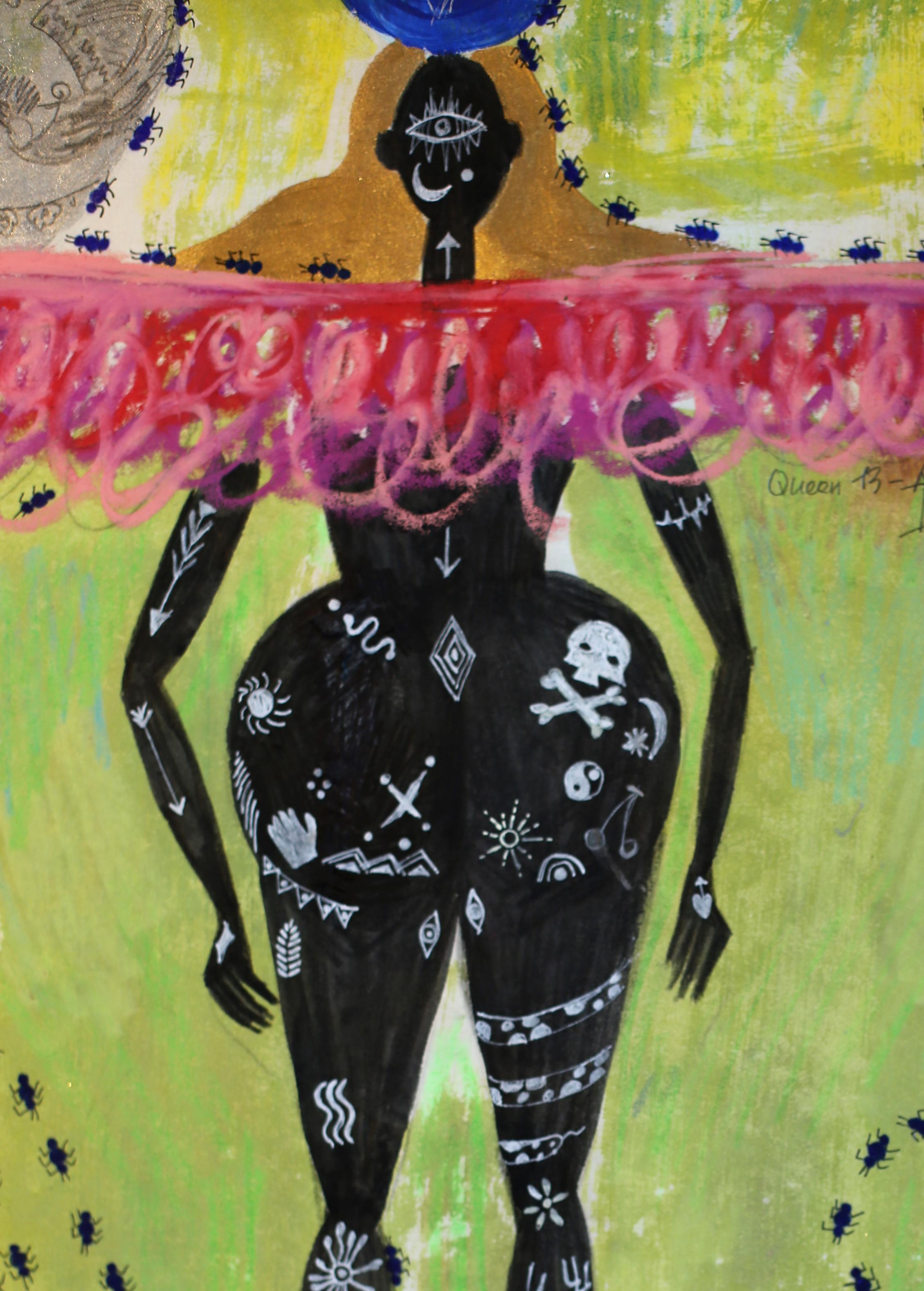 Korean Contemporary Art by Kim Soo Young - Queen 13 en vente 1