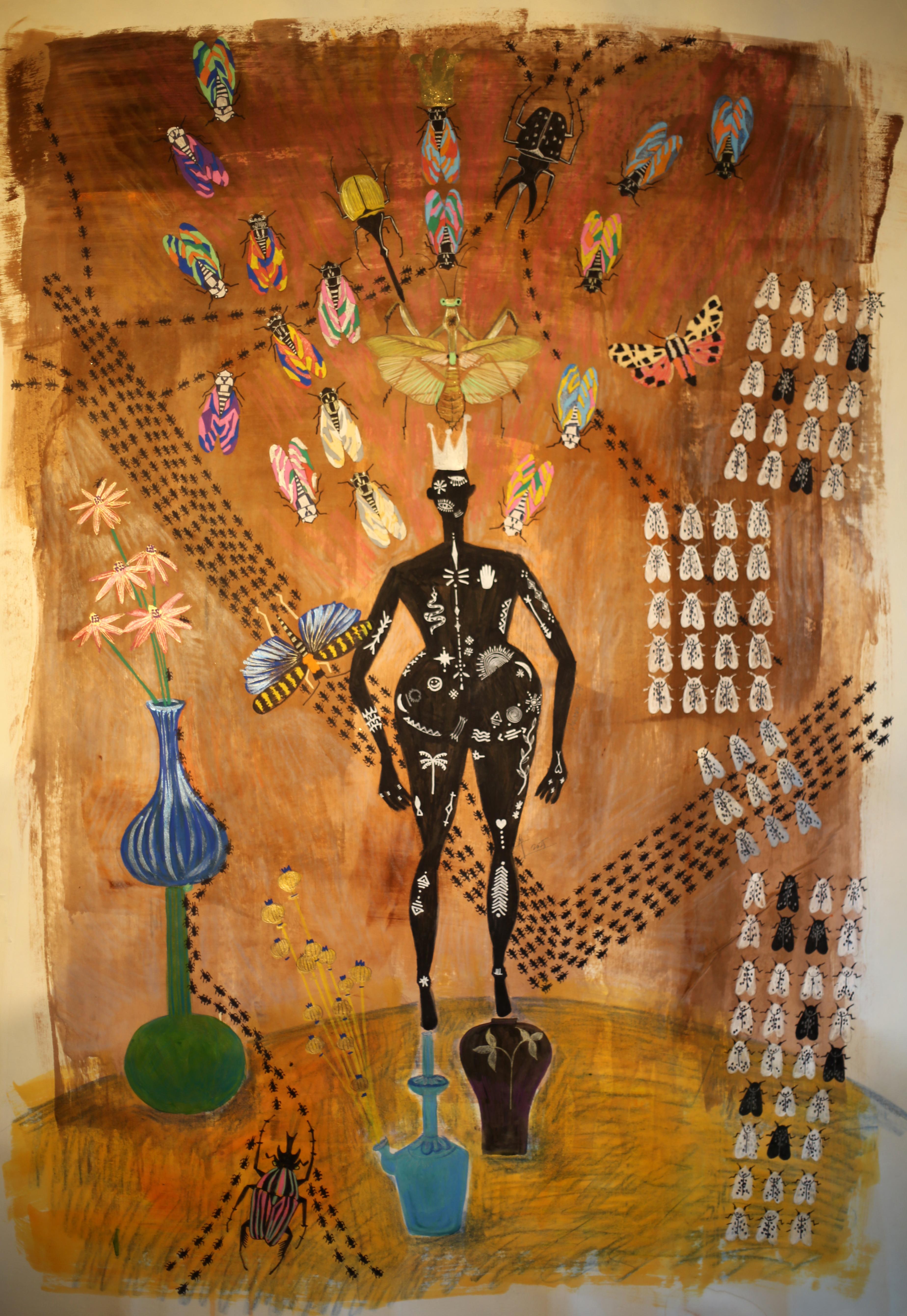 Arte coreano contemporáneo de Kim Soo Young - Reina 23 en venta 6