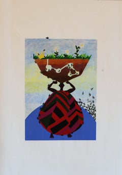 Art contemporain coréen de Kim Soo Young - The Queen Holding up the Earth with