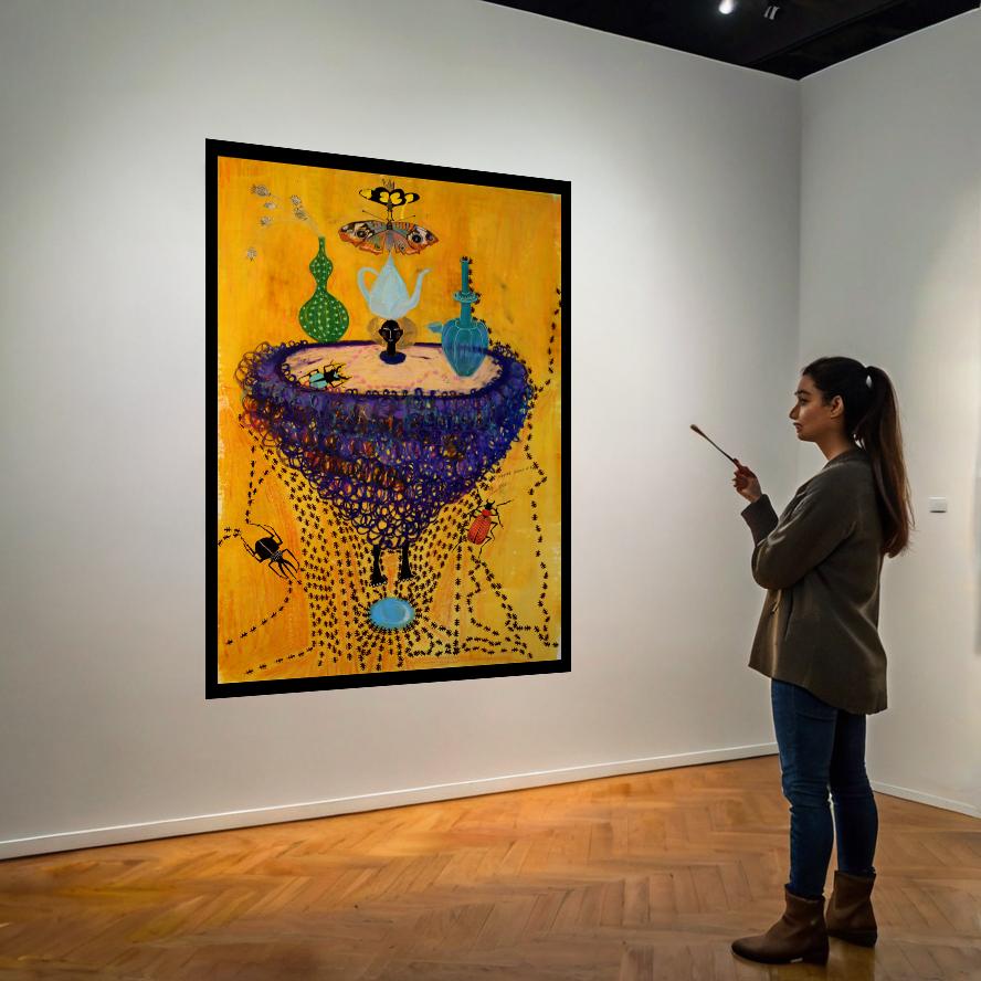 Zeitgenössische koreanische Kunst von Kim Soo Young - Königin von Koryo 1 im Angebot 4