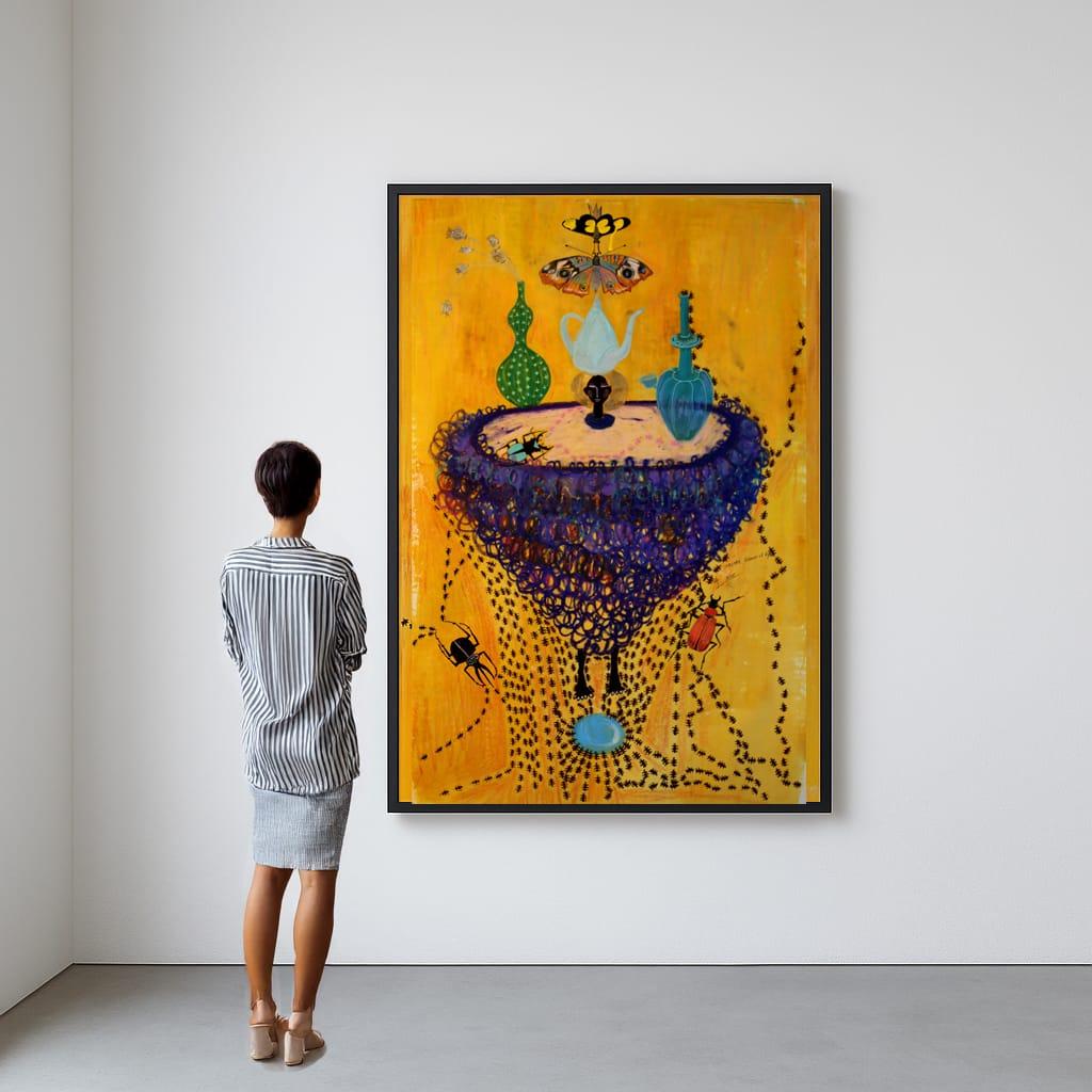 Zeitgenössische koreanische Kunst von Kim Soo Young - Königin von Koryo 1 im Angebot 5