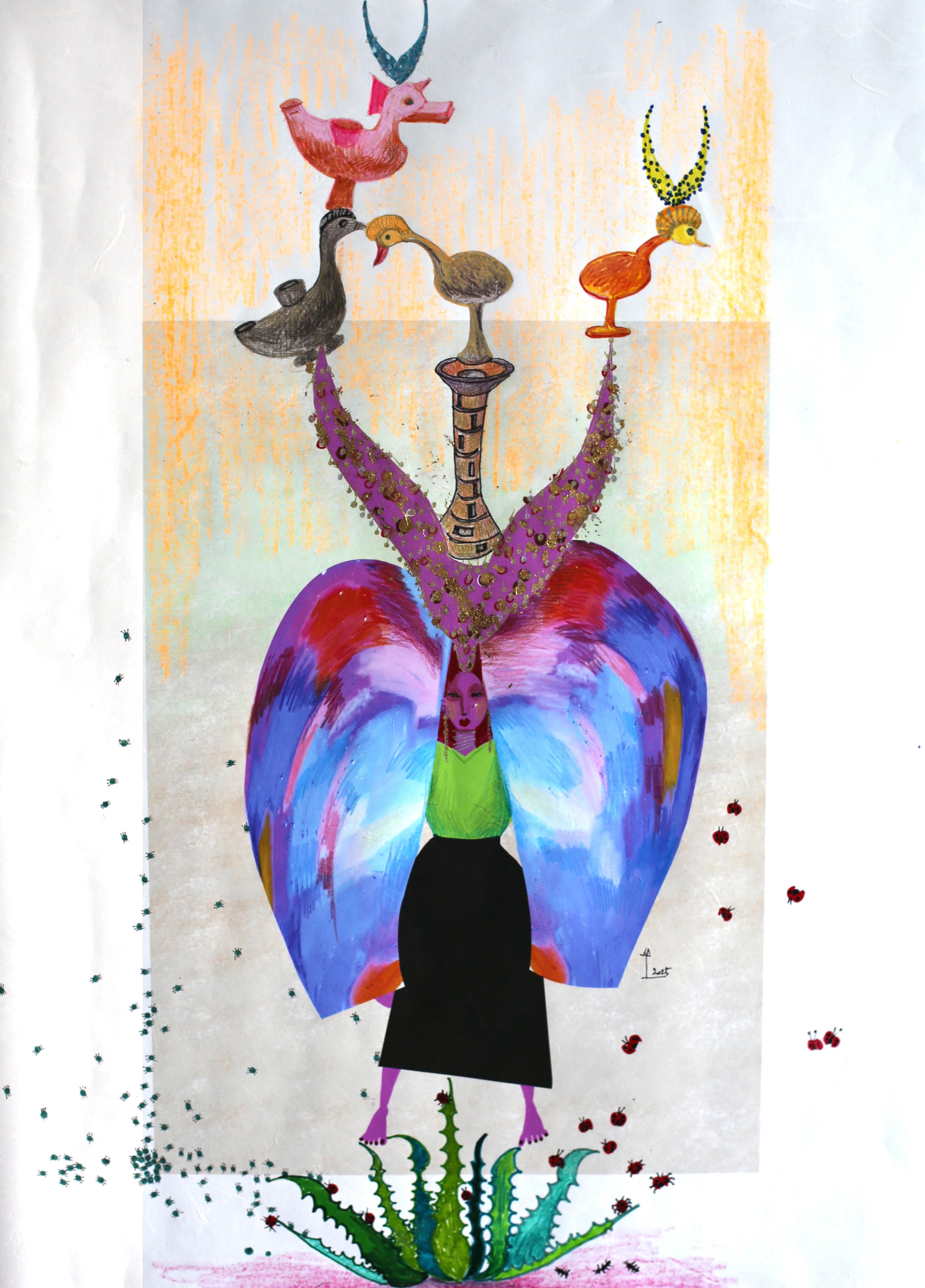 Korean Contemporary Art by Kim Soo Young - Queen of Silla 1