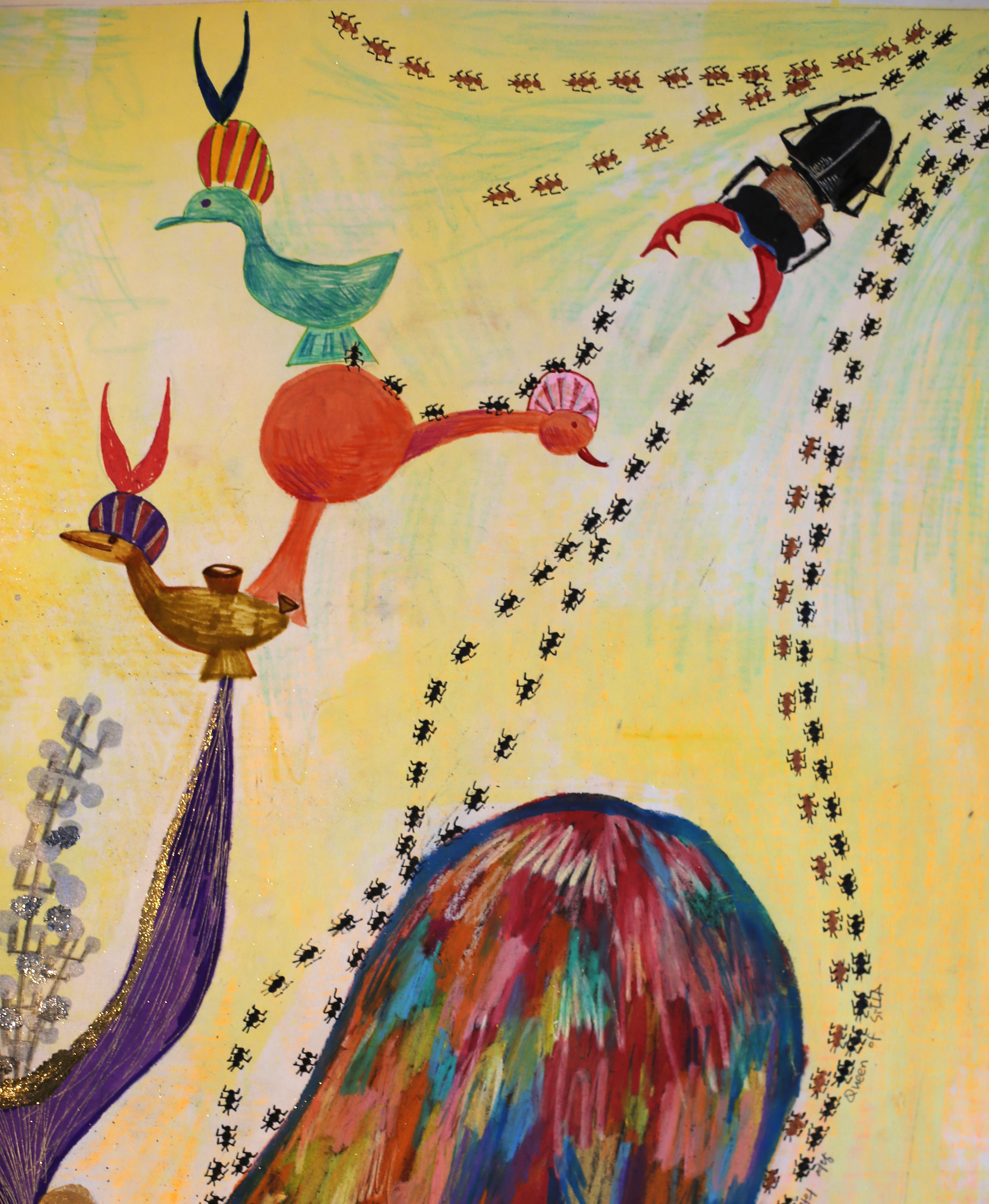 Koreanische Contemporary Art von Kim Soo Young - Königin von Silla 7 im Angebot 1