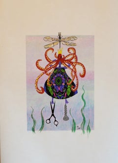 Korean Contemporary Art by Kim Soo Young - Queen Wearing an Octopus Crown