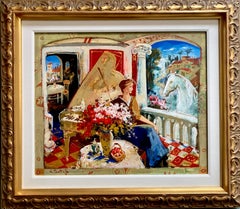 "Signora con il suo cavallo"