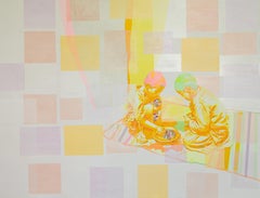 Korean Contemporary Art by Kim Yoon Kyung - Memories of Colors, Kids Composition
