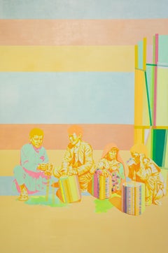 Korean Contemporary Art by Kim Yoon Kyung - Memories of Colors with My Back