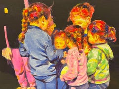 Koreanische zeitgenössische Kunst von Kim Yoon Kyung - Der Mond ist der Traum der Sonne