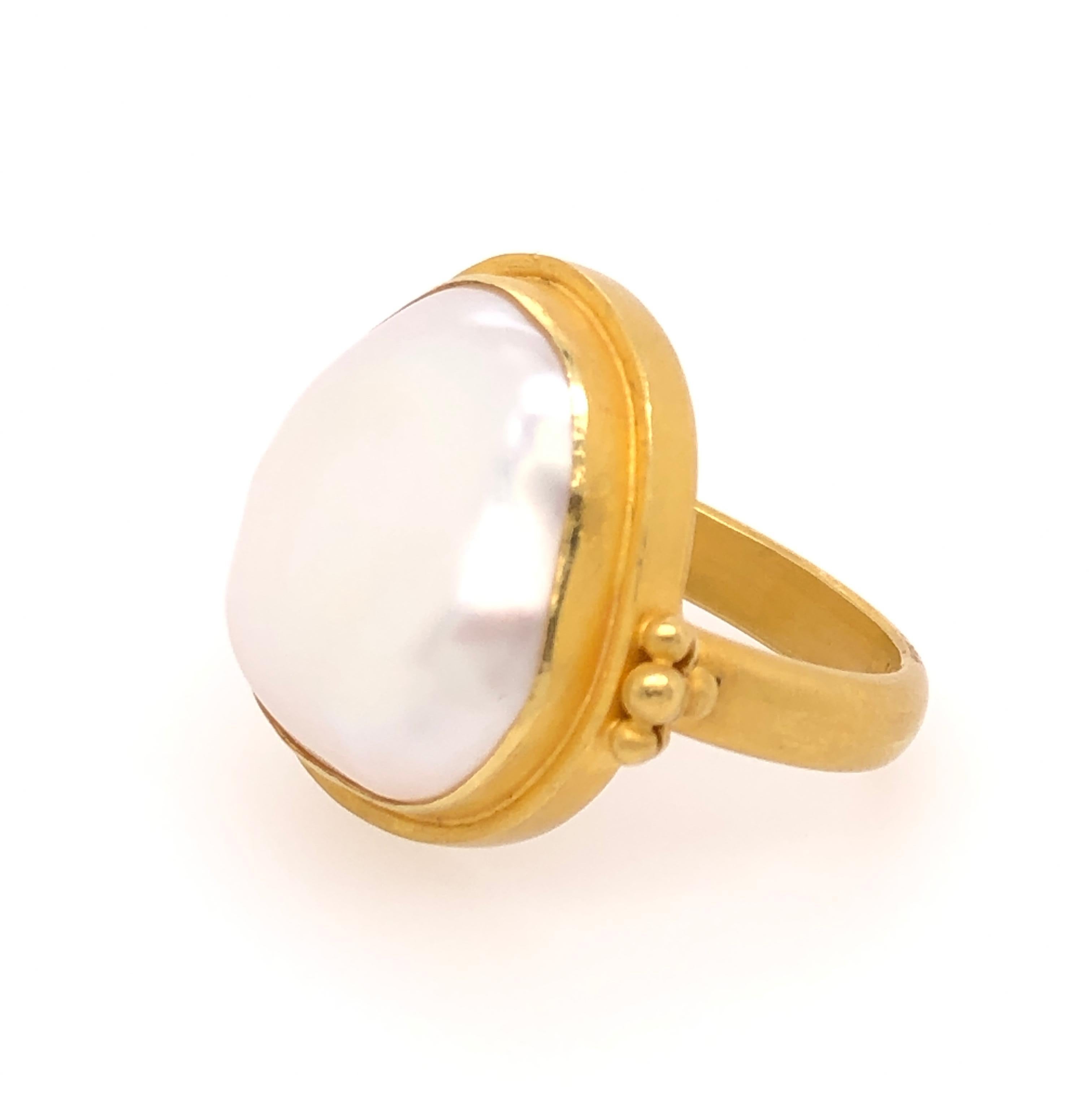 Women's Kimarie Mabe Pearl Yellow Gold Ring
