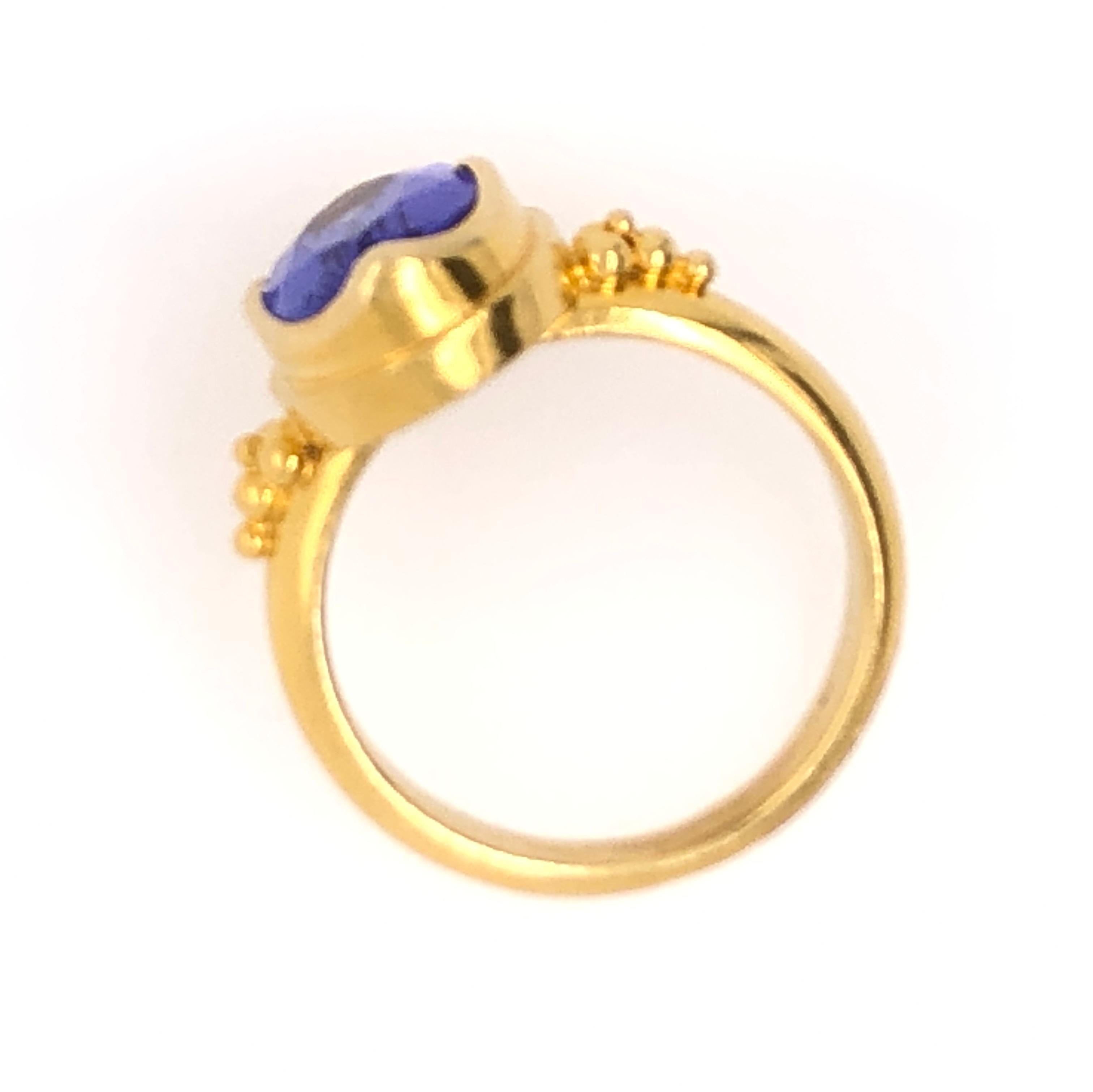 Women's Kimarie Yellow Gold Tanzanite Ring
