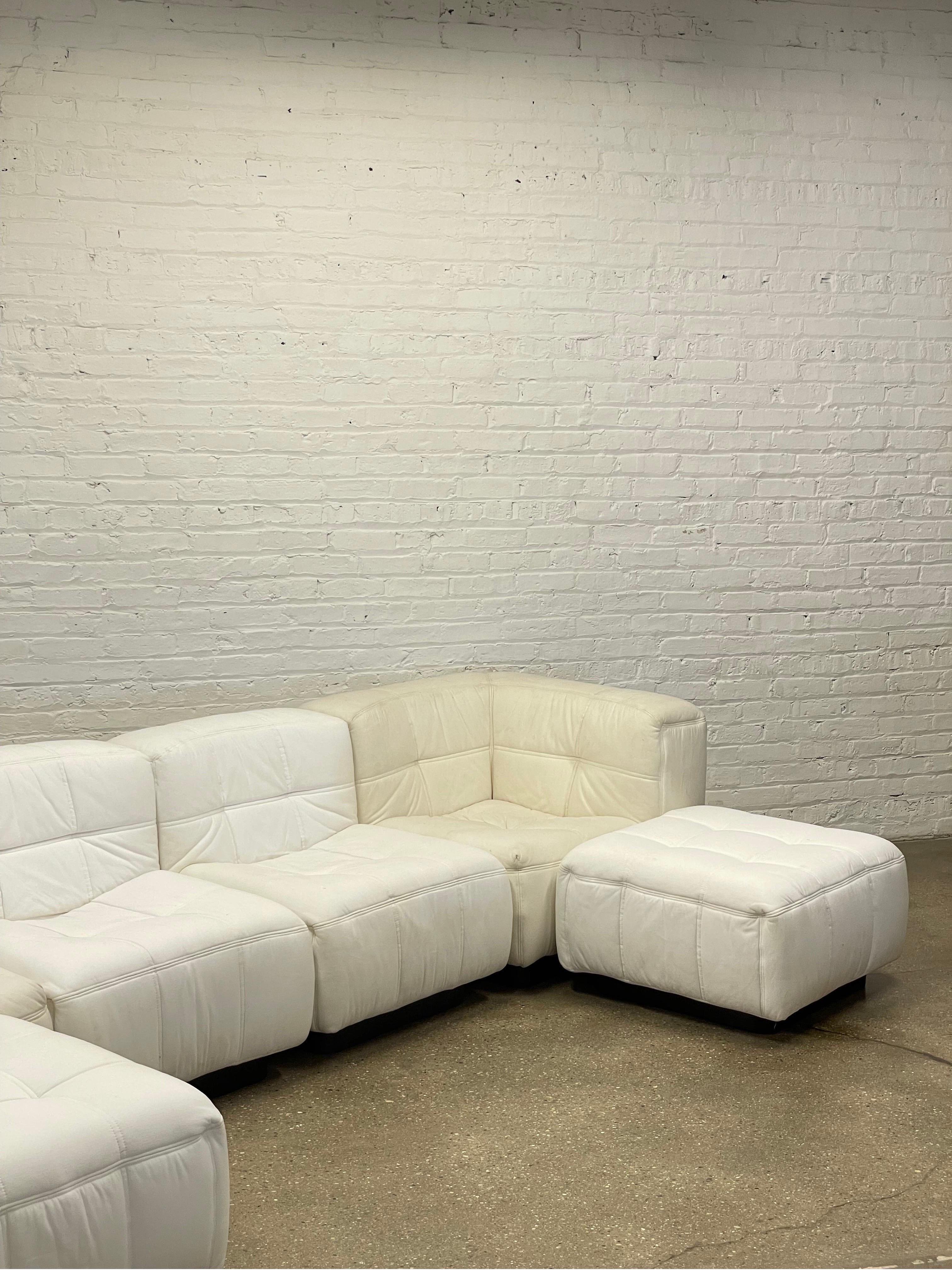Kimba Sofa Designed by Michel Ducaroy for Ligne Roset, by Airborne / Arconas In Fair Condition In Chicago, IL