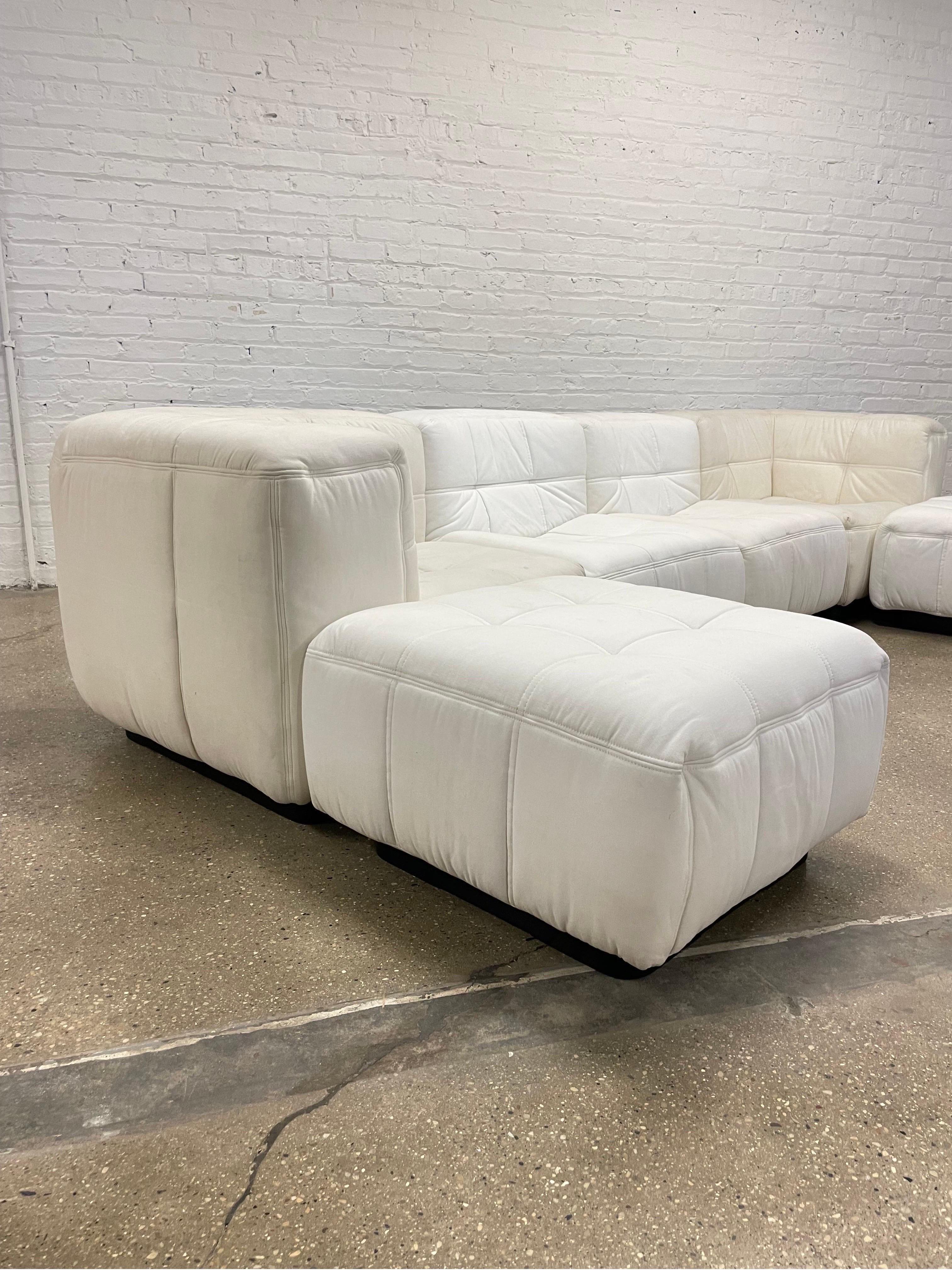 Cotton Kimba Sofa Designed by Michel Ducaroy for Ligne Roset, by Airborne / Arconas