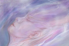 The Cosmic Dance - Visionary Figurative Nude Composition in Acrylic on Masonite