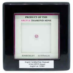 "Kimberley Heart" Pink Diamond - 0.34ct 2PP P2 Argye Certified
