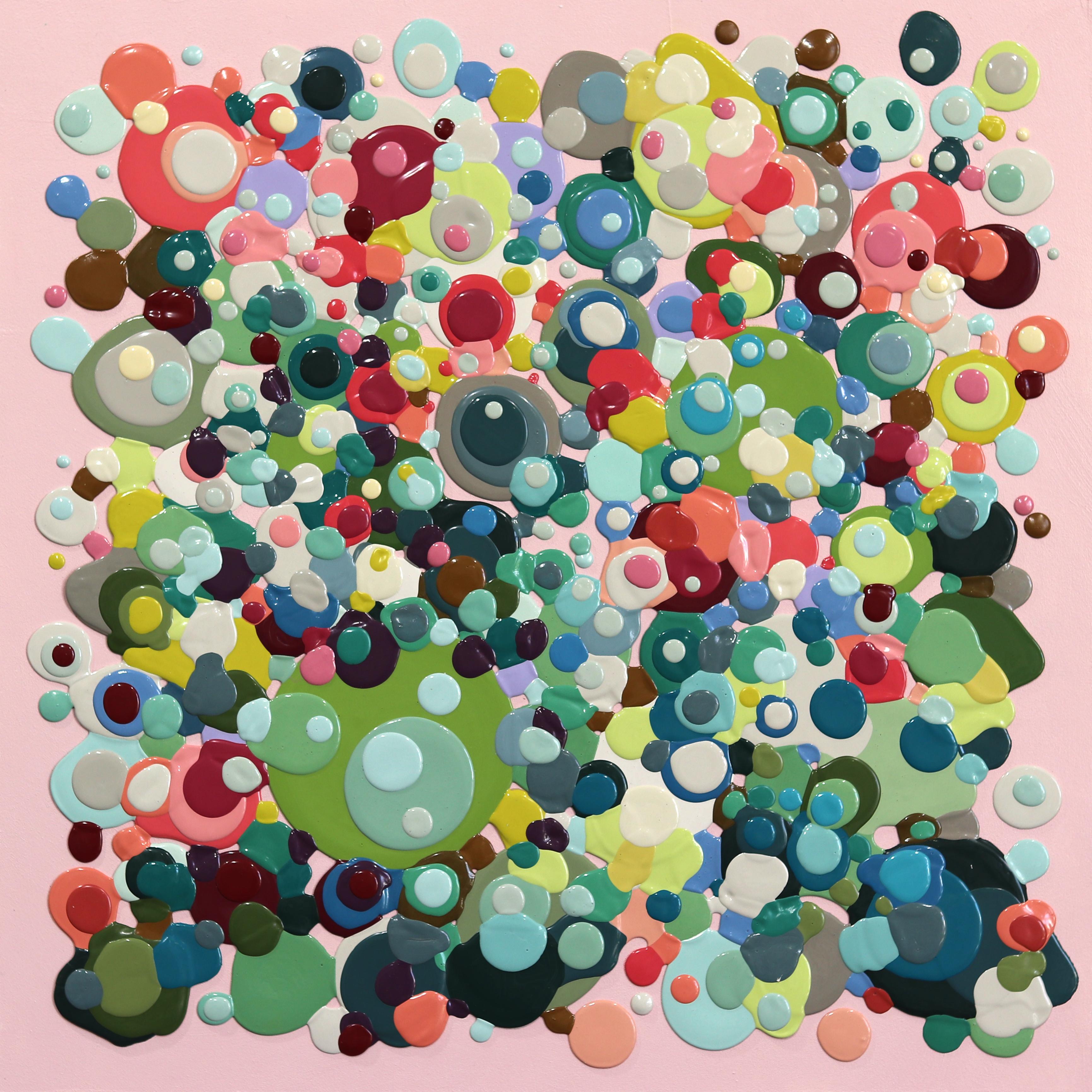 My Grandpa Was A Toy Salesman - Saturated Paint Droplets by Kimberly Blackstock